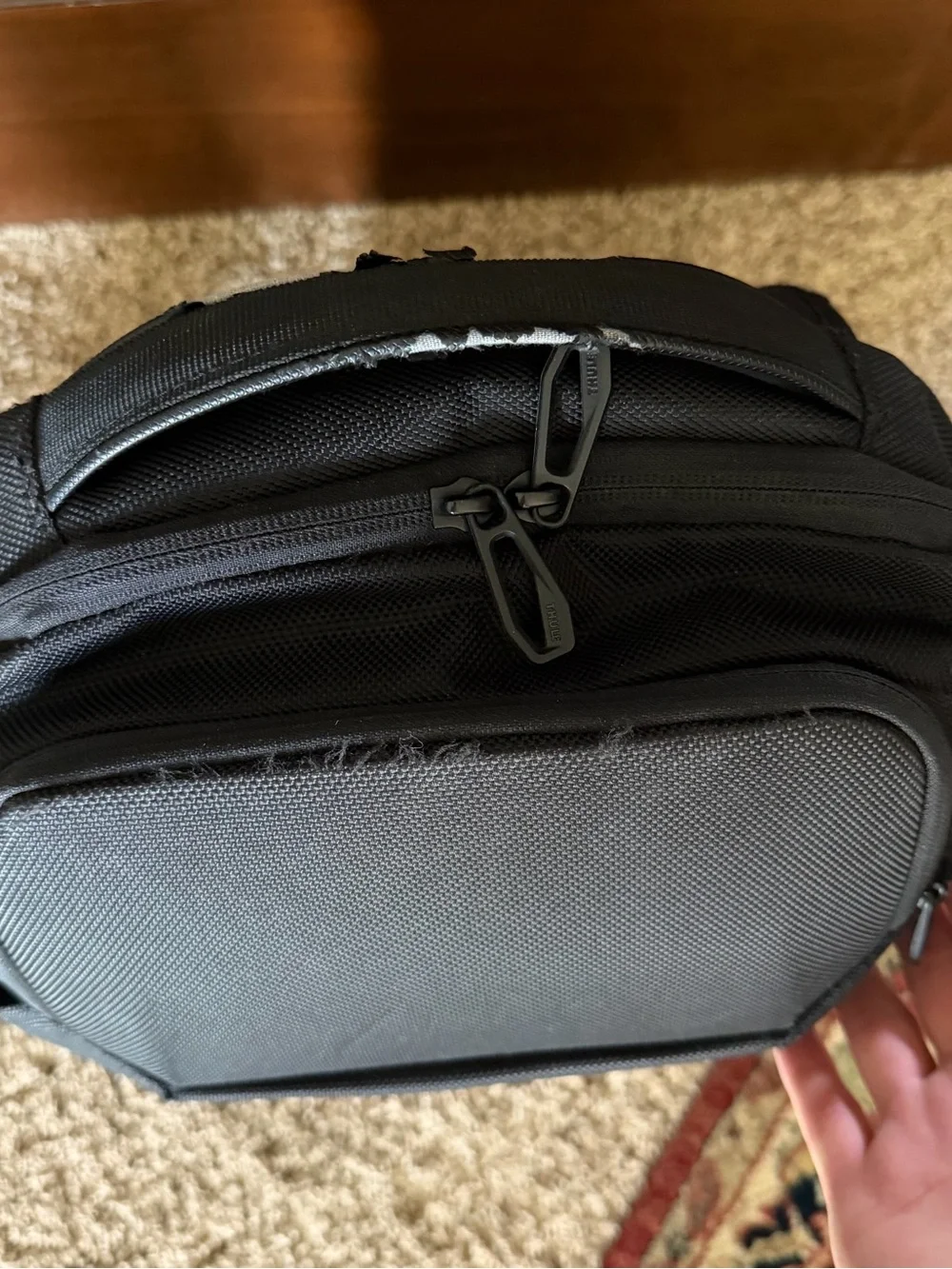 Thule Black Backpack with White Logo - Commuter Pack